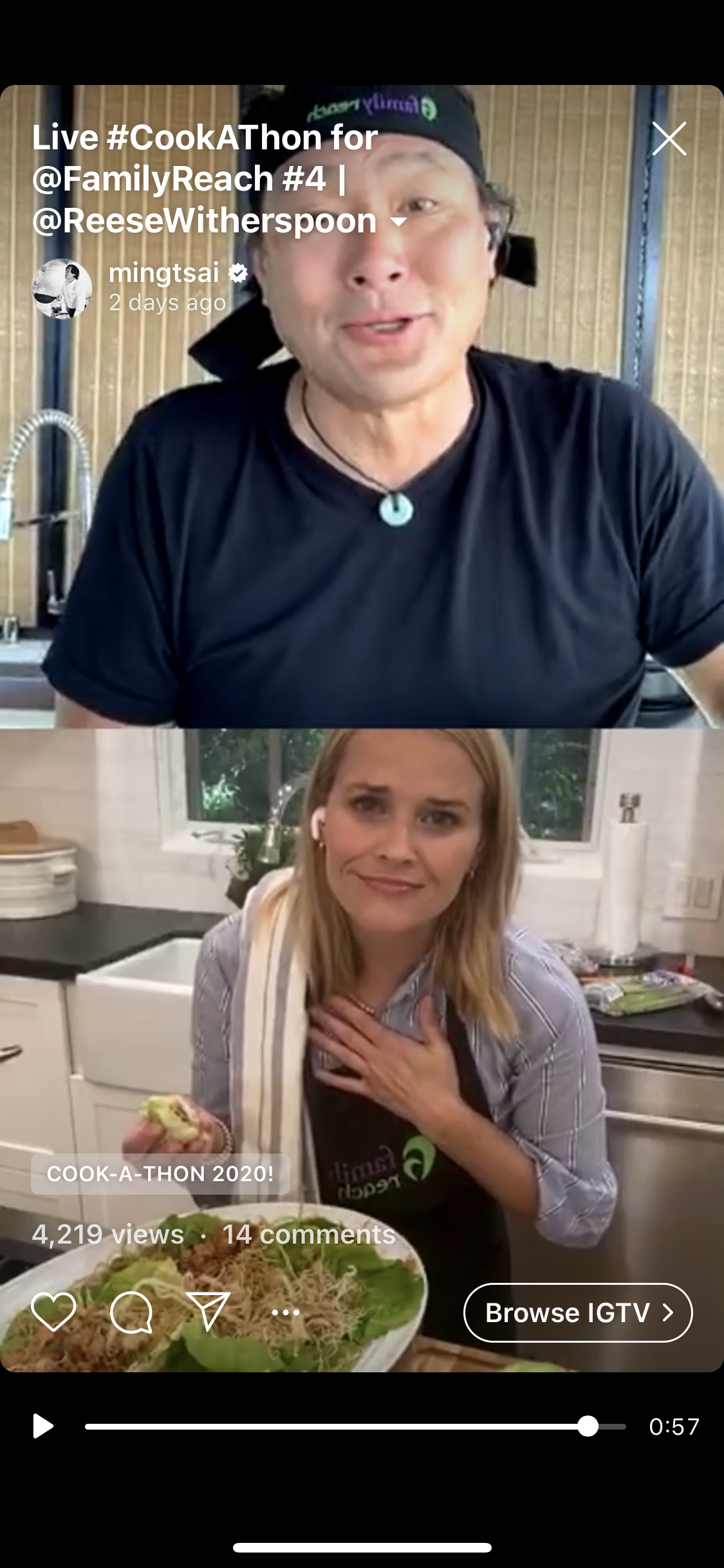 Chef Ming and Reese Witherspoon