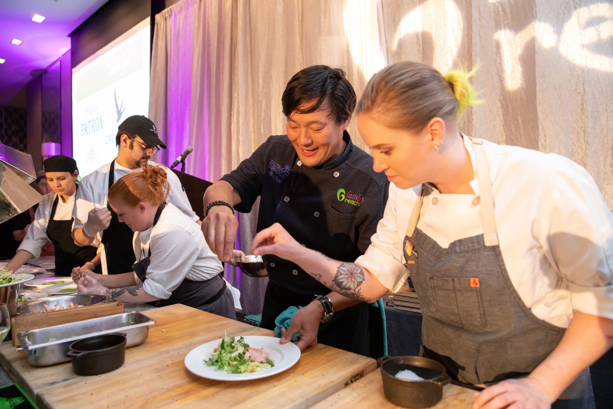 Chefs at Cooking Live event