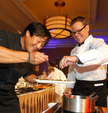 Cooking Live Boston with Chef Ming Tsai and Matt Damon