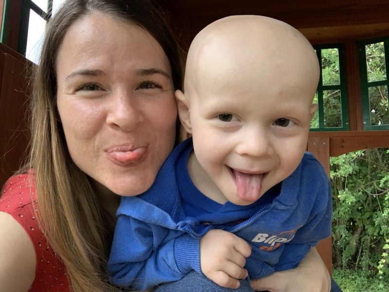 FL – Ezra Hengst with mom