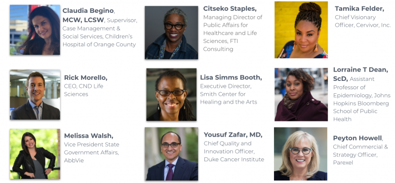 Headshots of the Cancer Equity Initiative Strategic Council members